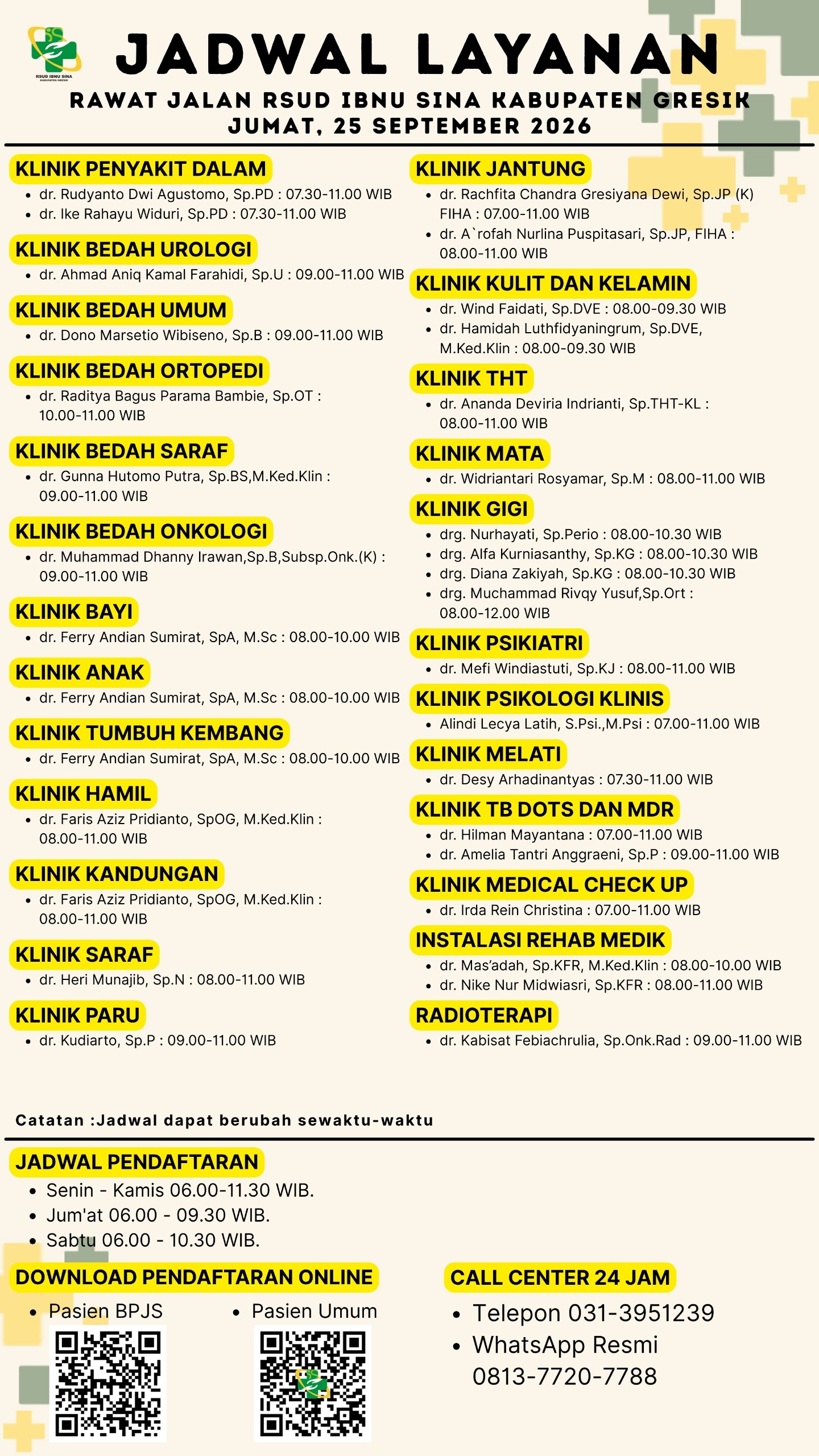 Jadwal Dokter